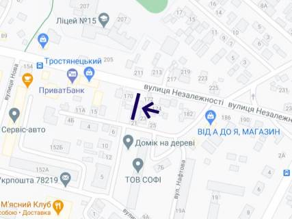 Білборд, Бігборд (Борд)   у Івано-Франківську, 3х6  Незалежності схема