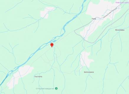Билборд B в Постояте, 3х6  траса H-09 схема