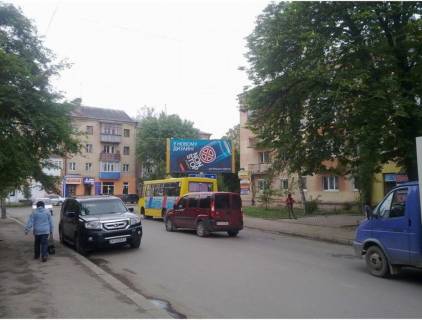 Билборд A в Ивано-Франковске, 3х6  Довга - вул. Бельведерська (Московська) фото 1