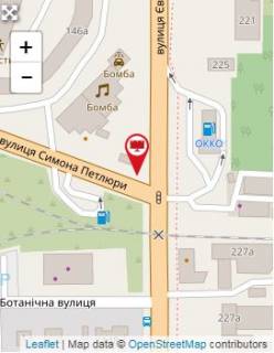 Призма A в Ивано-Франковске, 3х6  Коновальця-Петлюри заправка ОККО односторонній - 442459 схема