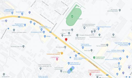 Билборд B в Ивано-Франковске, 3х6  вул.Надрічна, 72, ст. Б схема