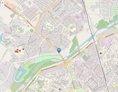 Билборд B в Ивано-Франковске, 3х6  Галицька Пасічна, поруч RIVER PARK схема