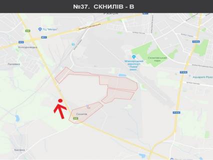 Білборд, Бігборд (Борд)  B у трасах Львіва, 3x6  Скнилів до Епіцентру схема