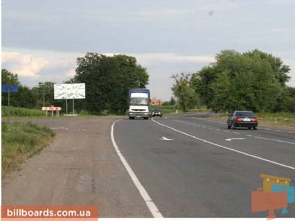 Билборд B в Золочеве (Львовской обл), 3x6  Виїзд з міста Золочів на Тернопіль фото 1