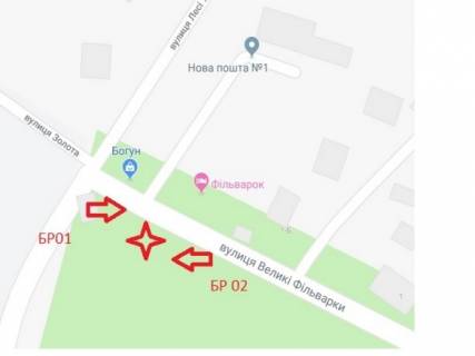 Билборд B в Бродах, 3x6  вул. Великі Фільварки схема