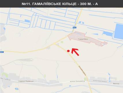 Билборд A в трасах Львова, 3x6  Гамаліївське кільце до кільця 700 метрів схема