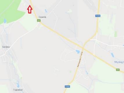 Billboard B in Lviv route, 3x6  Skniliv do Epicentru scheme