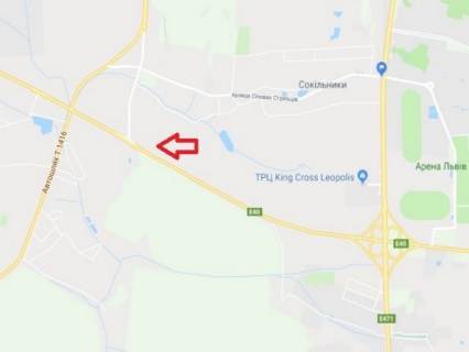 Билборд A в Львове, 3x6  Панська гора від Ашану схема