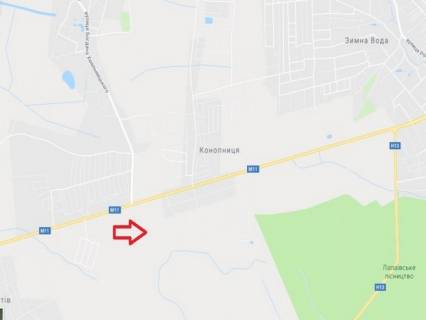 Билборд A в Конопницах, 3x6  Конопниця до Львова схема