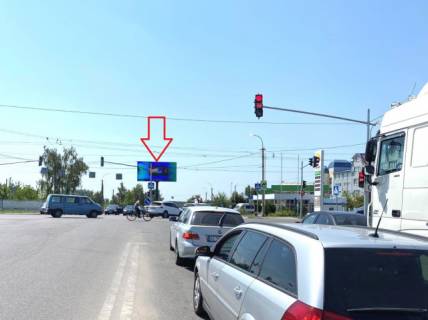 Видеоборд A в Луцке, 3х6  Дубнівська-Глушець_польське консульство_з центру - 564480 фото 1
