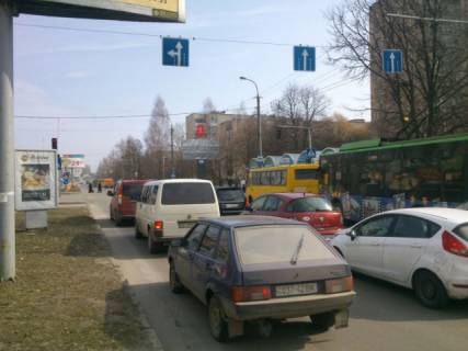 Билборд A в Луцке, 3х6  Соборності/Воїнів-Інтернаціоналістів_с.м.Салют фото 1