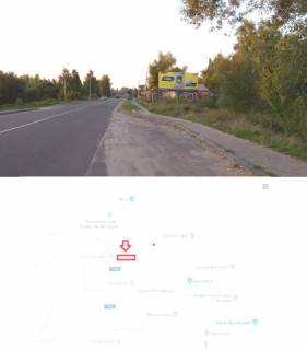 Билборд A в Любомле вул. Володимирська_АЗС УкрНафта_Ощадбанк_в сторону Шацька фото 1