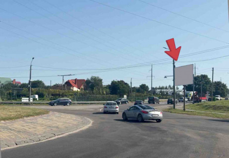 Билборд A в Луцке, 3х6  Рівненська-Окружна_односторонній_Епіцентр_від центру фото 1