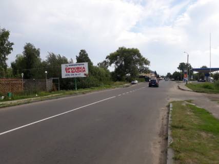 Билборд B в Любомле вул. Володимирська_АЗС УкрНафта_Ощадбанк_зі сторони Шацька фото 1