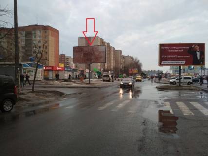 Билборд B в Луцке, 3х6  Кравчука_до АС №1_ТЦ СЛОН_с.м. Сільпо фото 1