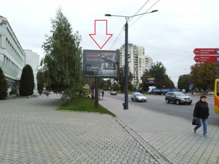 Билборд B в Луцке, 3,1х2,3  пр. Волі_Київський майдан, ст. Б фото 1