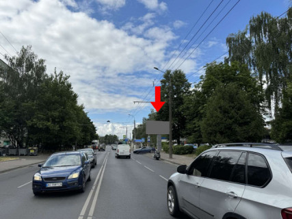 Билборд A в Луцке, 3х6  Конякіна_перед АЗС ОККО_перехрестя вул.Захисників України (колишня Гордіюк) фото 1
