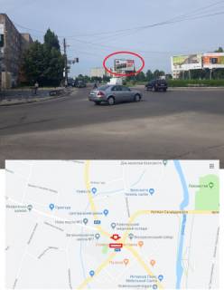 Билборд A в Ковеле, 3х6  Незалежності-Володимирська фото 1
