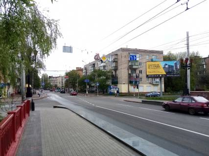 Билборд A в Чернигове ул. Шевченко, 37 (красный мост) (сторона А) фото 1