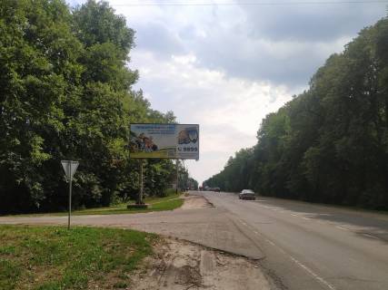 Билборд B в Чернигове, 84б  проспект Миру (виїзд на Гомель, Т-обр на тубдіспансер) (сторона Б) тільки під банер фото 1