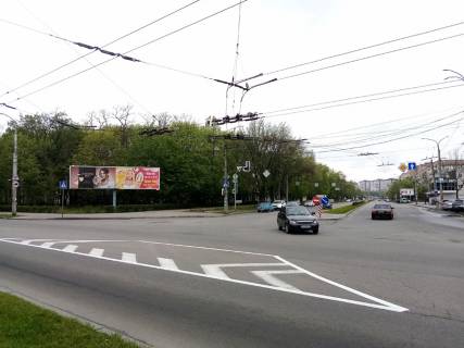 Билборд A в Чернигове, 35_1  вул. Шевченка х проспект Левка Лук'яненка (Рокосовського) (Технологічний університет) (ліва) в статичному стані фото 1