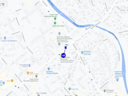 Билборд B в Чернигове, 148  вул. Київська 14а схема