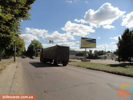 Billboard A in Chernihiv Odincova st. / st. Kol'cevaa, v storonu st. Kol'cevoj Photo 1