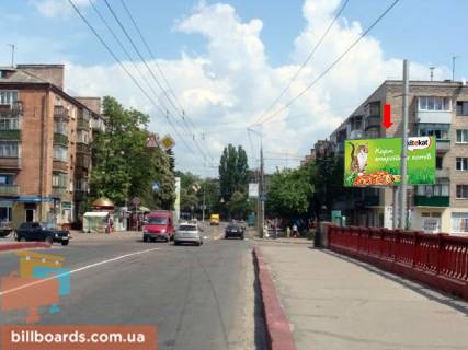 Білборд, Бігборд (Борд)  A у Чернігові Шевченко Т. вул., 37, червоний міст Фото 1