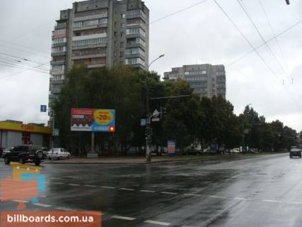 Билборд A в Чернигове Победы пр-т / ул. Реміснича (Комсомольська) фото 1