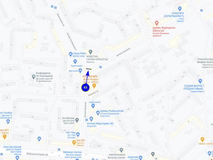 Билборд A в Чернигове ул. Доценко х ул. Космонавтов схема