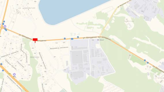 Билборд  в Вышгороде, 6x3  УЛ. Шолуденко, 400 м. после дорожного знака "Вышгород" схема
