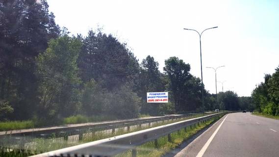 Билборд B в Вышгороде, 6x3  Трасса Р-69, 900 м. от дорожного знака "Вышгород" в направлении трассы Р-02 (с. Новые Петровцы) фото 1