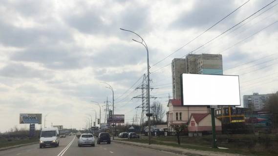 Білборд, Бігборд (Борд)  A у Вишгороді вул. Набережна, напрямок місто Київ із центру Вишгорода, вздовж дороги наприкінці озера, праворуч Фото 1