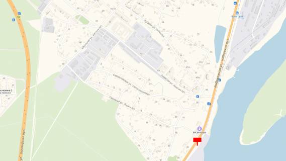 Билборд B в Вышгороде, 6x3  вул. Набережна, 300 м. після дорожнього знаку “Вишгород” (стела), у напрямку до центру Вишгорода, праворуч схема