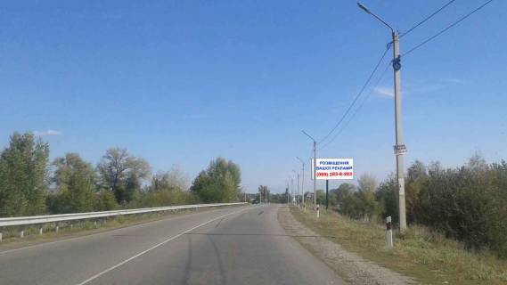 Білборд, Бігборд (Борд)  A у Вишгороді, 6x3  Трасса Р-69, 1050 м. после поворота на массив "Межречье, справа Фото 1