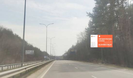 Билборд A в Вышгороде, 6x3  1350 м. після повороту з автомобільною дороги Р-02 “Київ-Іванків-Овруч” на автомобільну дорогу Р-69 “Київ-Вишгород-Десна-Чернігів”,у напрямку вул. Богатирській., м. Київ, праворуч фото 1