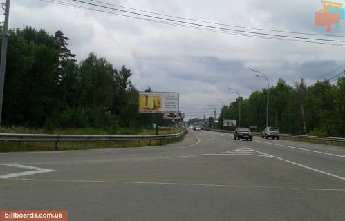 Билборд B в Вышгороде Вул. Набережна, праворуч, у напрямку м. Києва, вздовж дороги, на початку озера фото 1