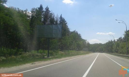 Білборд, Бігборд (Борд)  B у Вишгороді, 6x3  автомобільна дорога Р-02 “Київ-Іванків-Овруч”,1000 м. до повороту до м. Вишгорода з м. Києва (пл. Шевченка), праворуч Фото 1