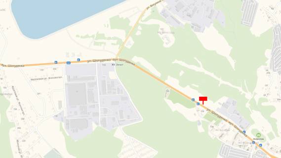 Билборд A в Вышгороде, 6x3  вул. Шолуденка, 800 м. до повороту на вул. Межигірську, праворуч, напрямок з м. Вишгорода до автомобільної дороги Р-02 “Київ-Іванків-Овруч” схема
