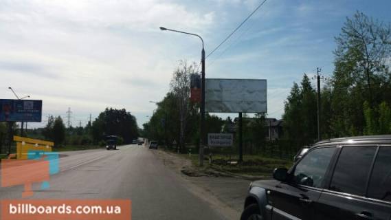 Билборд A в Вышгороде, 6x3  вул. Шолуденко, після дорожнього знаку “Вишгород”, праворуч,напрямок у м. Вишгород з автомобільної дороги Р-02 “Київ-Іванків-Овруч” фото 1