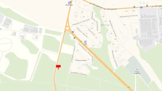 Билборд A в Вышгороде, 6x3  автомобільна дорога Р-02 “Київ-Іванків-Овруч”,1000 м. до повороту до м. Вишгорода з м. Києва (пл. Шевченка), праворуч схема