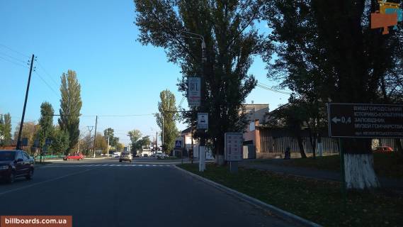 Ситилайт A в Вышгороде Ул. Шолуденко, перед поворотом на ул. Шолуденко, 3 фото 1