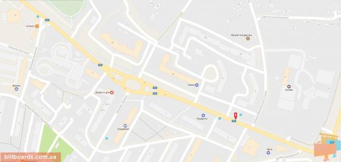 Ситилайт A в Вышгороде Остановка "Ул. Шолуденко" схема