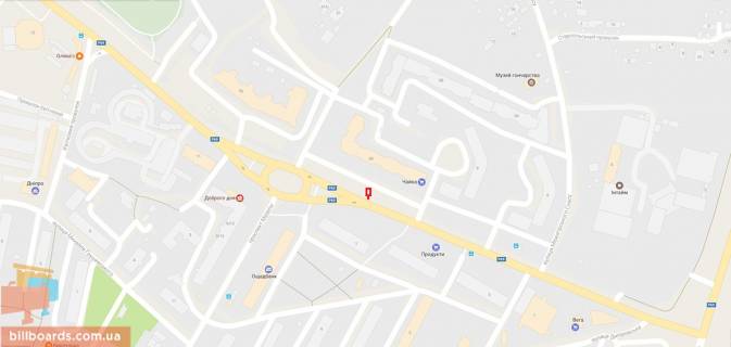 Ситилайт A в Вышгороде Напротив лаборатории "Савон" схема