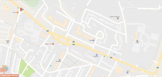 Ситилайт B в Вышгороде Ул. Шолуденко, возле дома Шолуденко, 13-Б схема