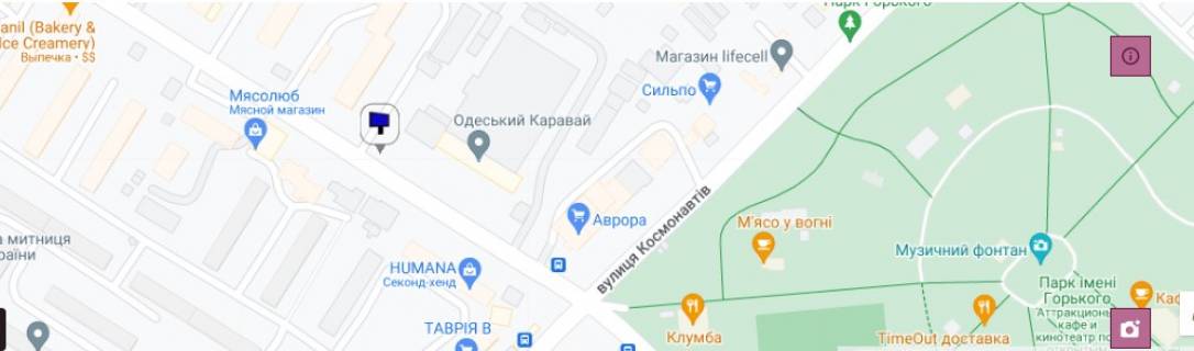 Білборд, Бігборд (Борд)  B у Одесі, 3х6  №2 Євгена Танцюри (Генерала Петрова), 14 / вул. Космонавтів, 14 / вул. Космонавтів) схема