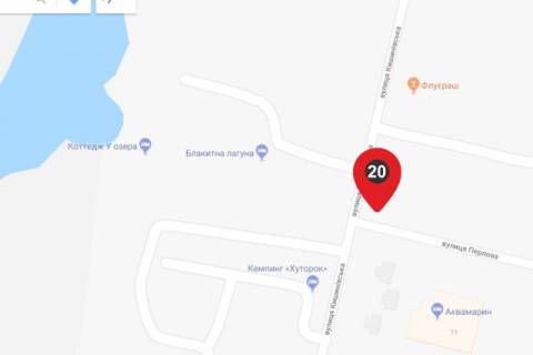 Билборд A в Коблеве, 6х3  Пересечение Кишеневской и Перлова схема
