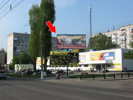 Billboard A in Kremenchuk, 3х6  av. Lesi Ukrainki - st. Tarasa Bul'bi, verh Photo 1