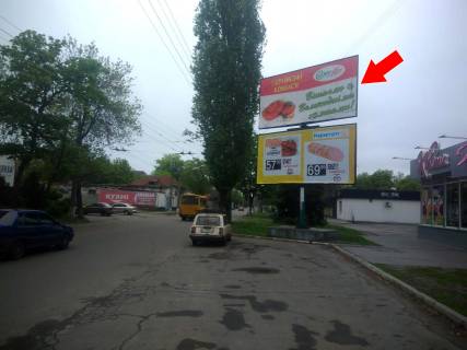 Билборд A в Кременчуге, 3х6  вул. Троїцька, 61/52 (верх) фото 1