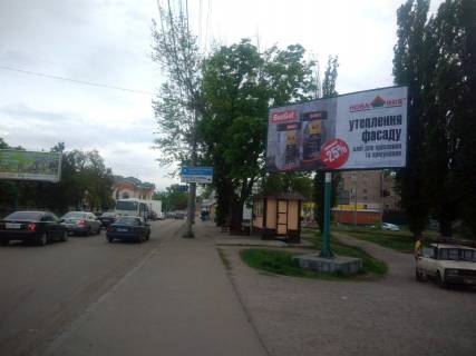 Билборд A в Кременчуге, 3х6  вул. Ю. Руфа (південний), виїзд з привокзальної площі фото 1
